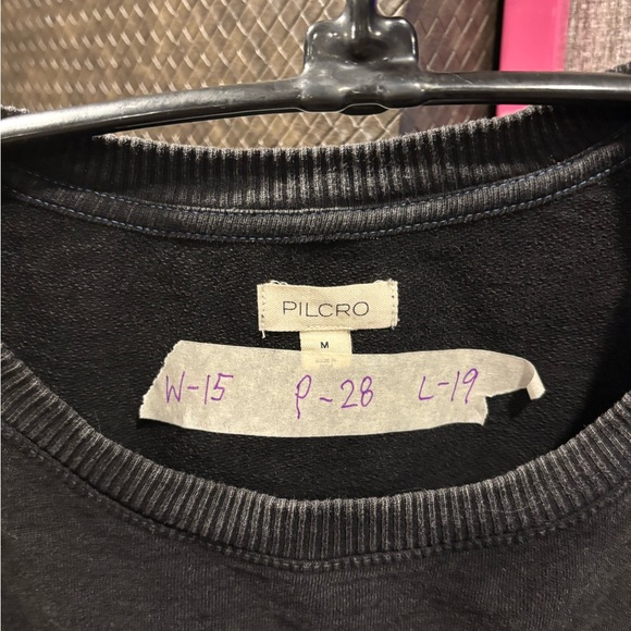 Anthropologie’s Pilcro Charcoal Gray Women's Sweatshirt size Medium - Picture 7 of 7